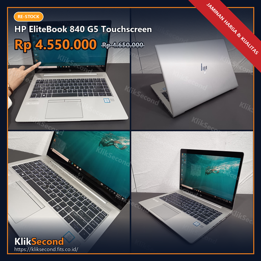 [i5-8350U Gen8 | RAM 8GB | SSD 256GB | 14 inch FHD Touch] HP EliteBook 840 G5 (Touchscreen)