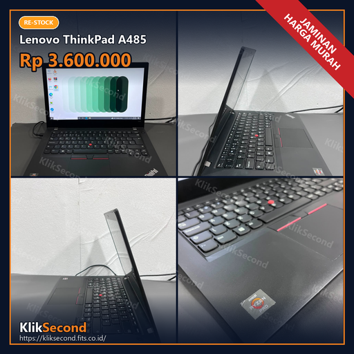 [Ryzen5 PRO 2500U | RAM 8GB | SSD 256GB | 14 inch FHD] Lenovo ThinkPad A485