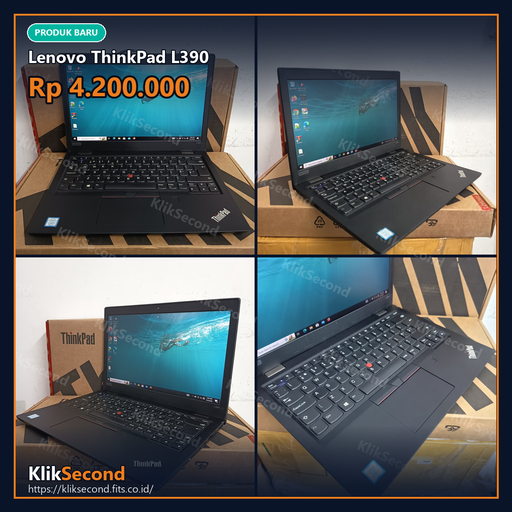 [i7 Gen8 | RAM 8GB | SSD 256GB | 13 inch FHD 1920x1080 | Keyboard UK] Lenovo ThinkPad L390