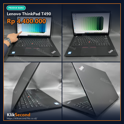 [i5 Gen8 | RAM 8GB | SSD 256GB | 14 inch FHD Touch | Keyboard US] Lenovo ThinkPad T490 (Touchscreen)
