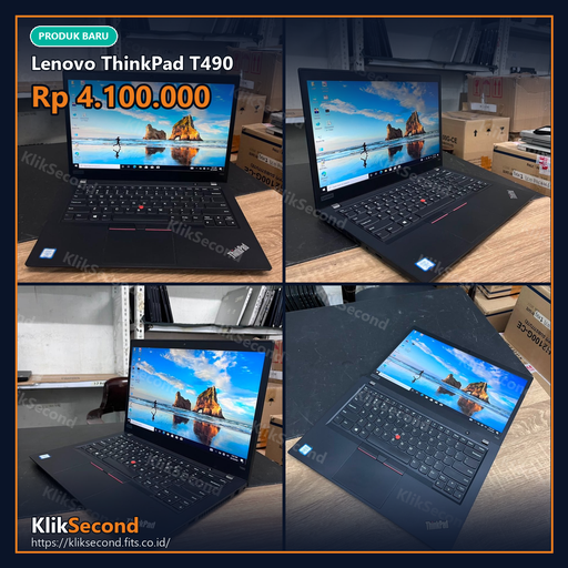 [i5 Gen8 | RAM 8GB | SSD 256GB | 14 inch FHD Non-Touch | Keyboard US] Lenovo ThinkPad T490 (Non-Touch)