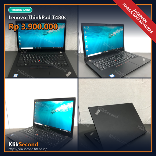 [i5-8350U Gen8 | RAM 8GB | SSD 256GB | 14 inch FHD 1920x1080 | Keyboard US] Lenovo ThinkPad T480s